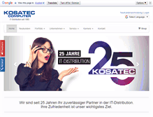 Tablet Screenshot of kosatec.de